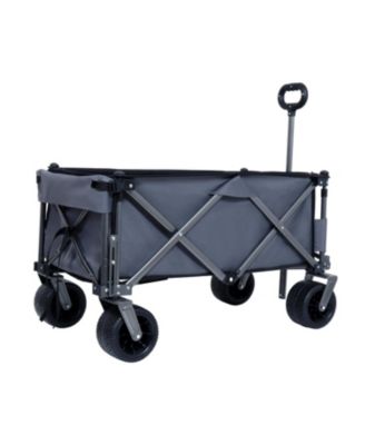 Collapsible Folding Wagon - 400LBS, All-Terrain Wheels