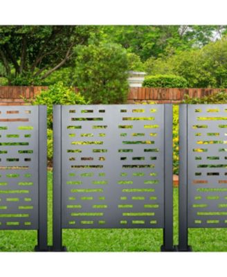 3x3 AC Unit Fence - Metal Privacy Cover