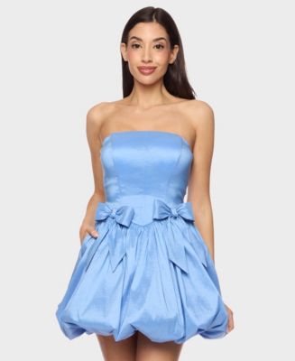 fitted lace wedding dress Taffeta Strapless Cocktail Dress | Fit and Flare main image 0