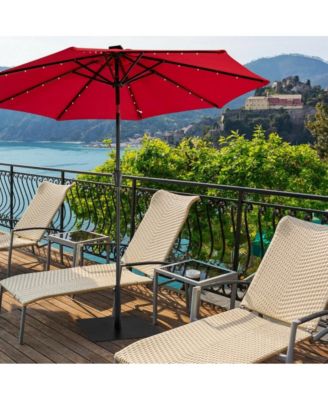 40 lbs Square Umbrella Base Stand with for Backyard Patio