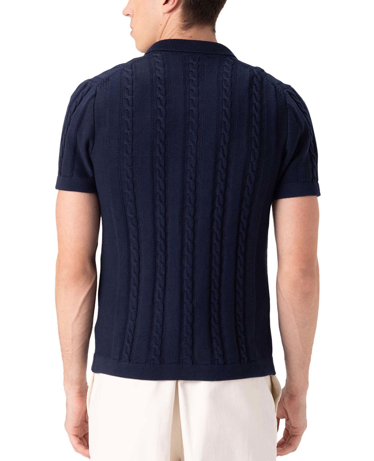 Men's JC Polo Cable Knit Sweater