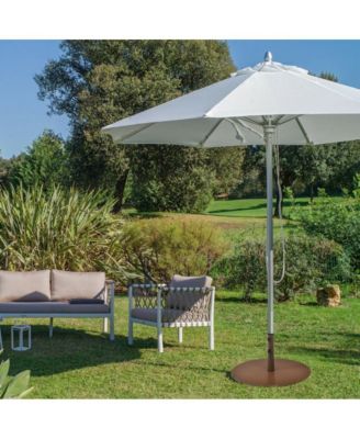 29.5 Inch Outdoor Steel Umbrella Base Stand for Backyard and Poolside