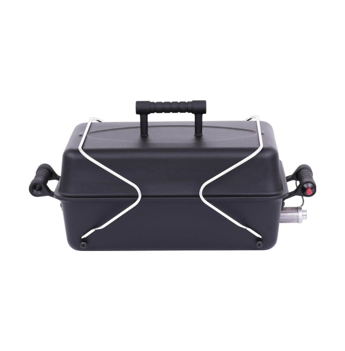 Deluxe Portable Propane Gas Table Top Grill - Black - Black