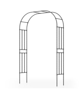 Outdoor Metal Garden Arch Trellis for Climbing Plants Grape Vine Flower