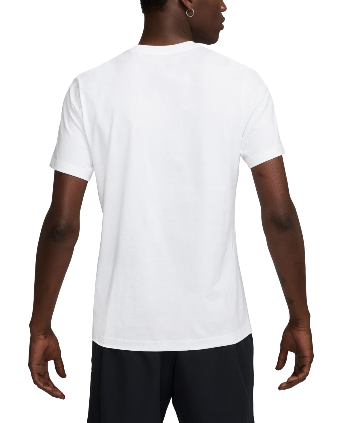 Nike Court Men's Short Sleeve Graphic Tennis T-shirt In White
