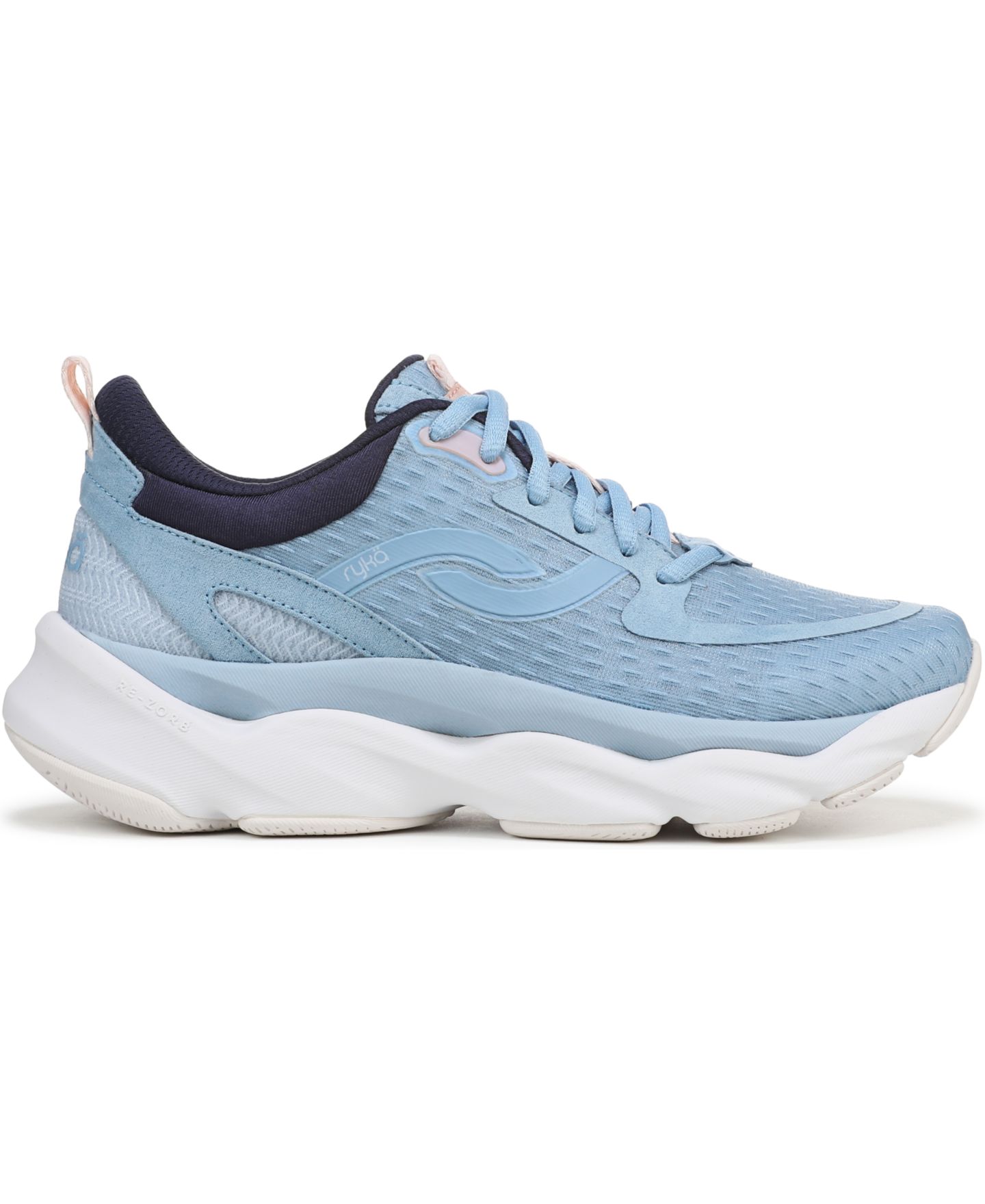 Женские кроссовки Ryka Rezorb Max Lace Up Walking, цвет: Синий сетчатый — фото 2