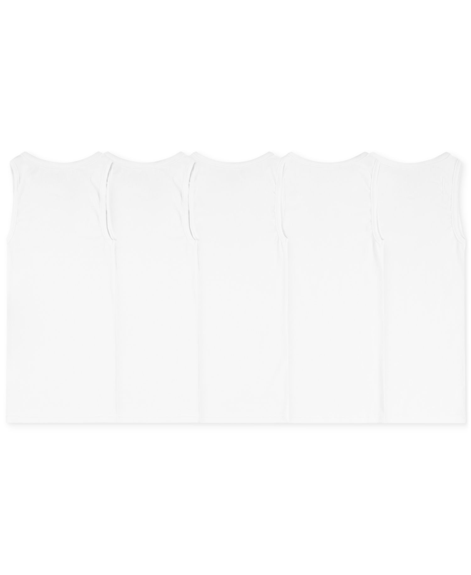 Big Boys Tank Undershirts, 5 Pack