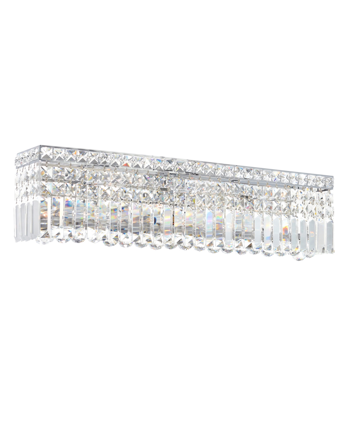 Cwi Lighting 6" Metal Colosseum 6 Light Vanity Light In Silver