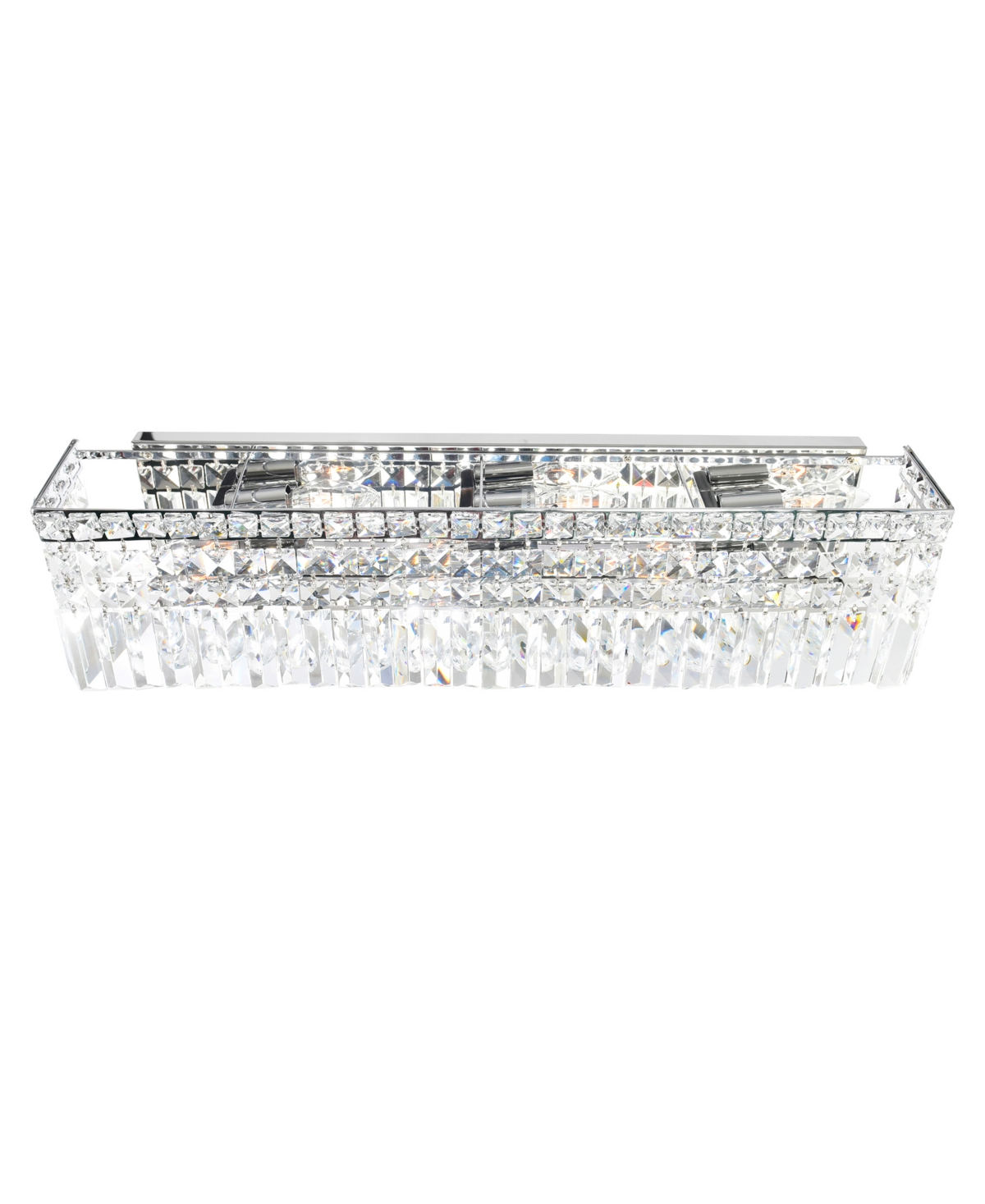 Cwi Lighting 6" Metal Colosseum 6 Light Vanity Light In Silver