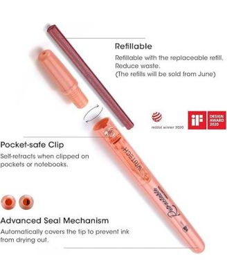 NEUTRAL RETRACTABLE HIGHLIGHTERS - 12CT