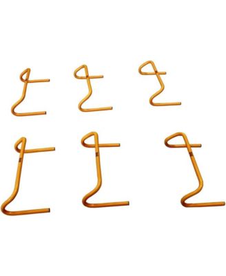 Multi-Sport Speed Training Hurdles Set of 6 Mini Hurdles for Agility & Coordination, Lightweight PVC Construction, Ideal for Football, Soccer, Baseball, Hockey, Track, Tennis, Lacrosse, 6 inch