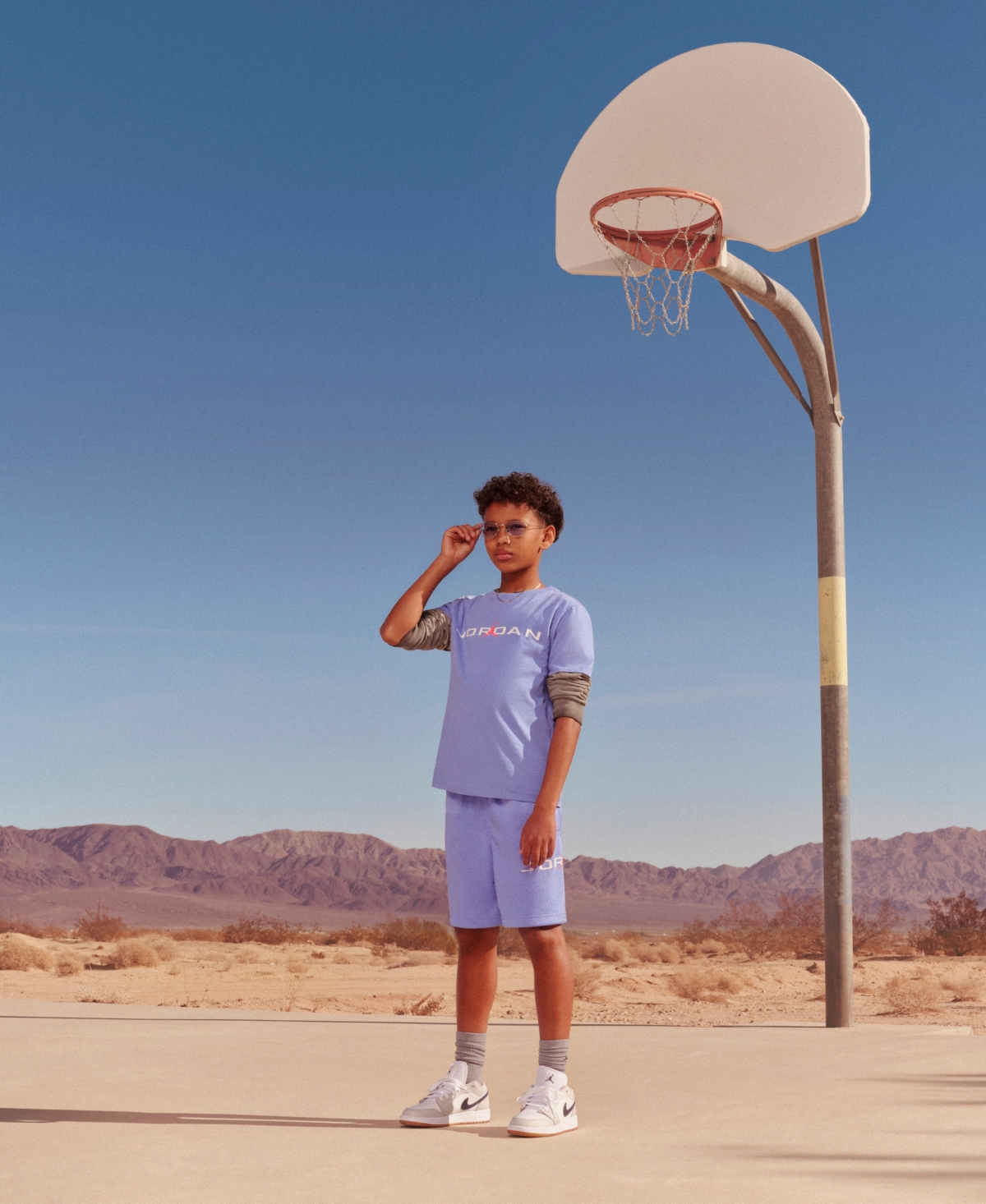 Jordan Big Boys Mj Baseline Mesh Shorts