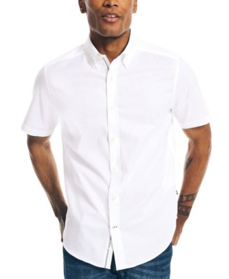 Nautica - Men's Oxford Short-Sleeve Shirt