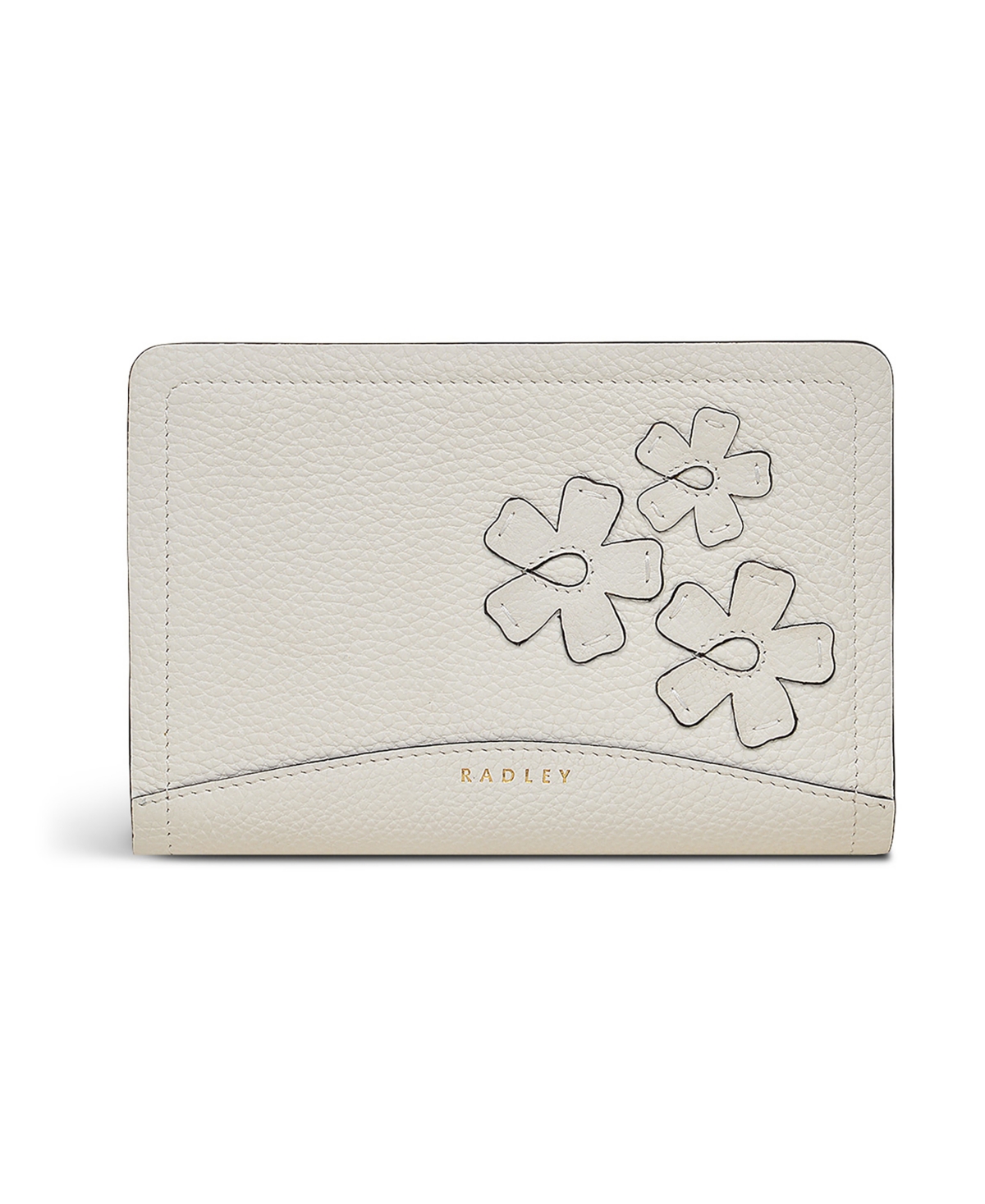 The Chancery Floral Zip Around Wallet - Chalk