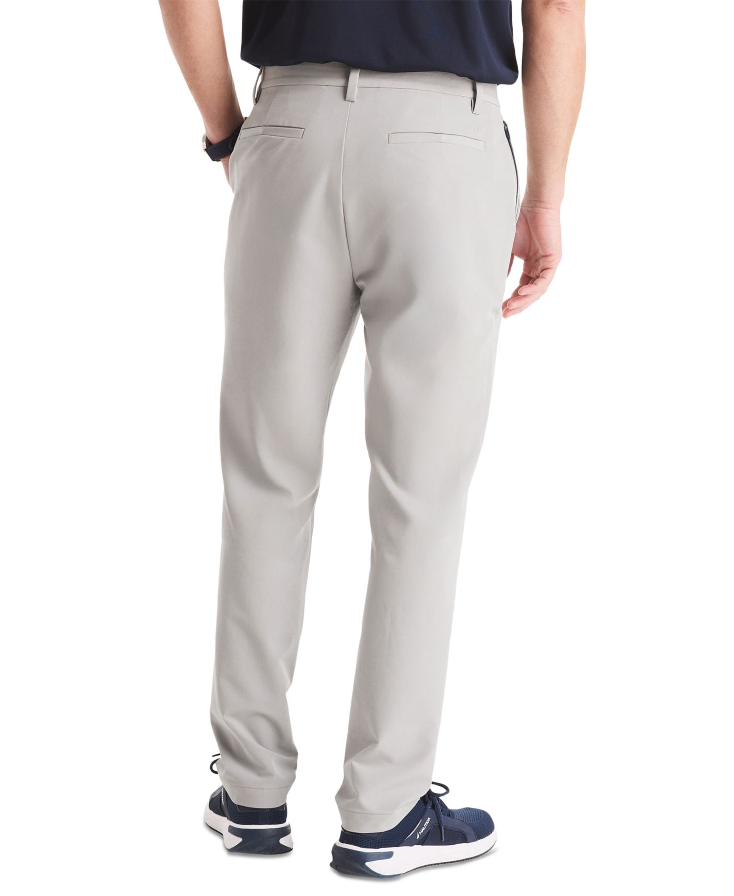 Men's Signature Slim-Fit Flat-Front Performance Pants