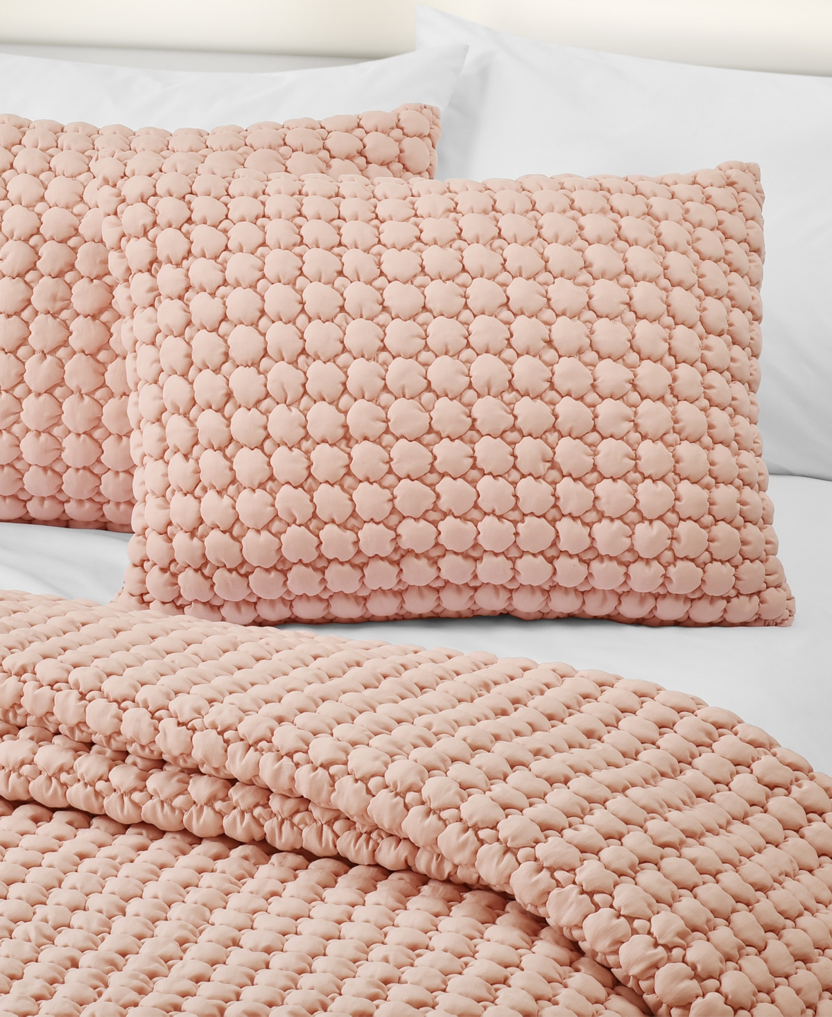 J By J Queen Bold Cloud Puff 3-pc. Quilt Set, Full/queen