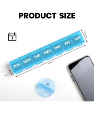 Extra Large 7 Day Pill Organizer Easy to Open