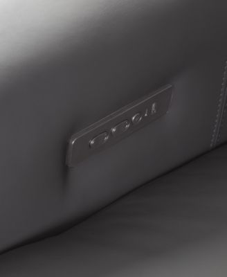 Thandler 5-Pc. Leather L Shape Sectional with 3 Power Recliners and 1 Storage Console, Exclusively at Macy's