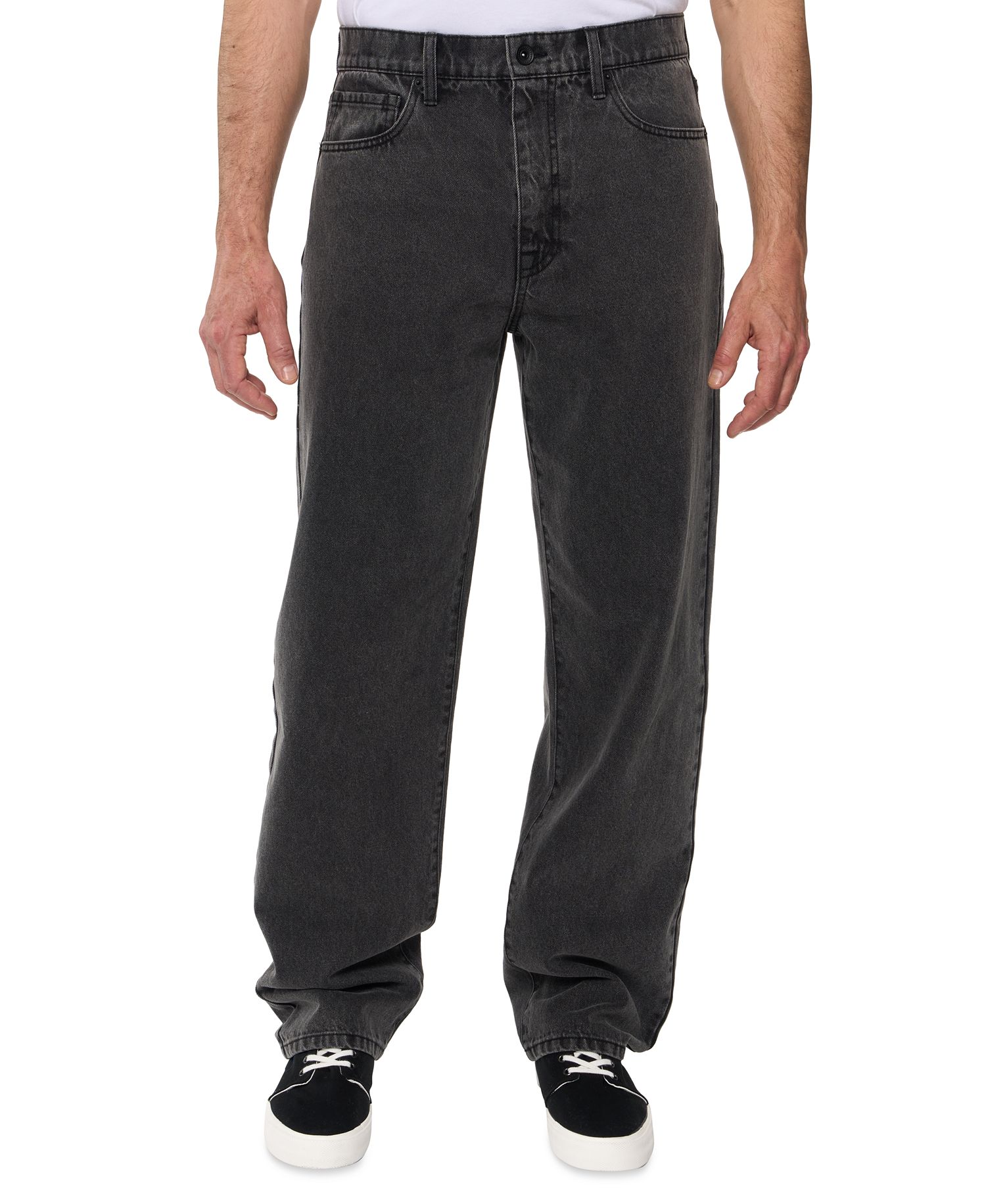 Lazer Men's Dax Relaxed Fit Jeans (Black in Size:32 x 30)