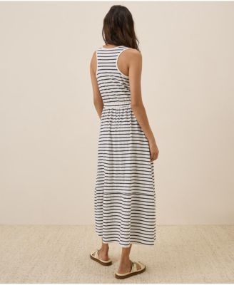 Women's Organic Cotton Relaxed Slub Tank Maxi Dress