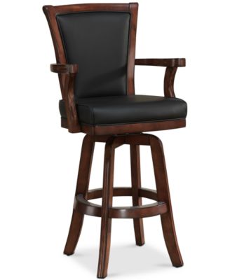 Furniture - American Heritage Barstools Auburn Bar Height Stool in Suede, Direct Ship