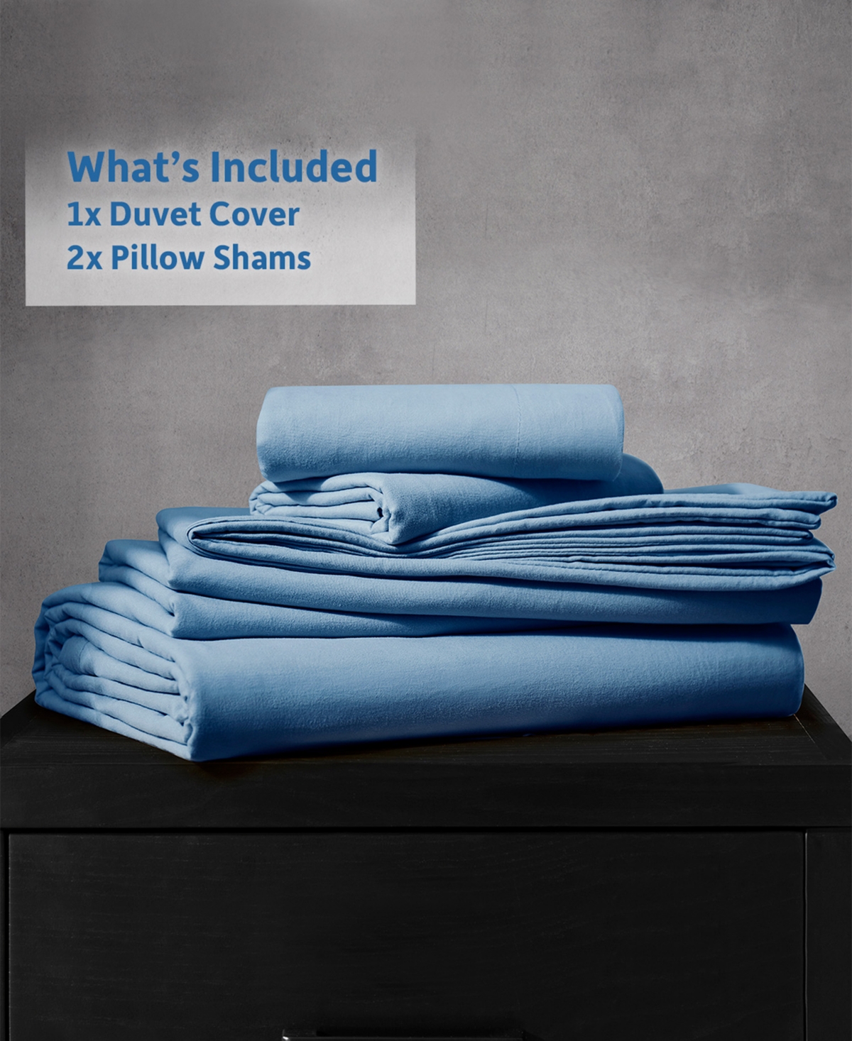 Nestl Ultra Soft Prewashed 3-pc. Duvet Cover Set, King