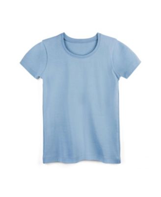 Girls Fair Trade Organic Cotton Ribbed Scoop Neck Tee