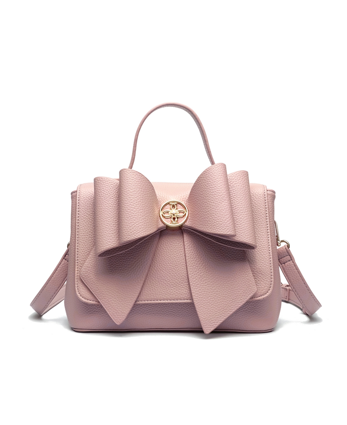Zoey Double Bow Small Crossbody Bag - White