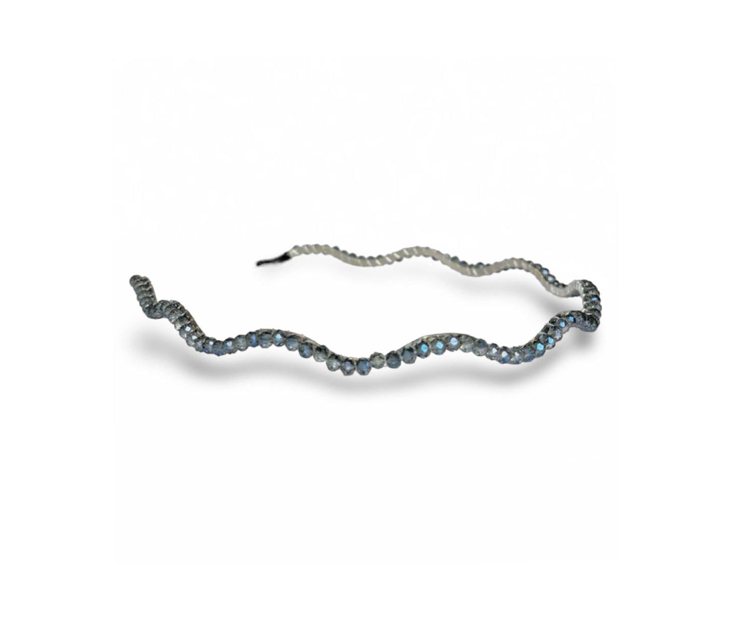 Женские аксессуары для волос Headbands of Hope Wavy Beaded Headband - Ocean Blue, цвет: Синий — фото 1