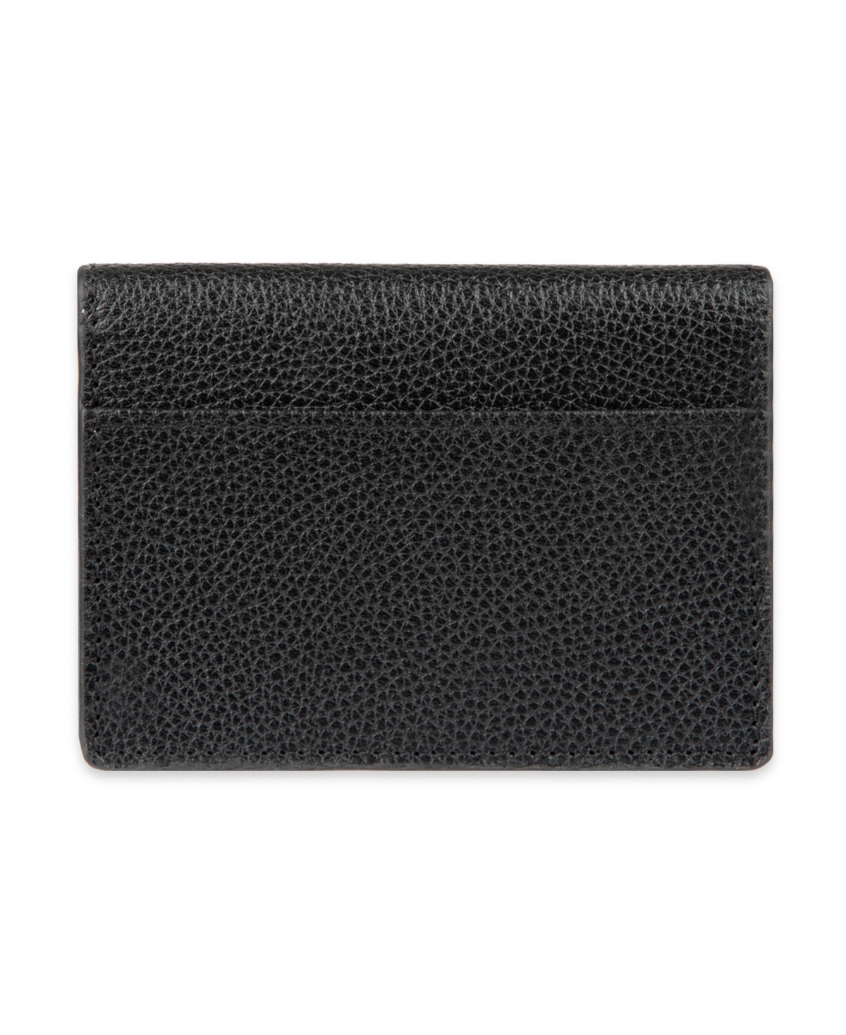 Guess Men's Rfid Tonal Gusset Card Case Wallet In Black