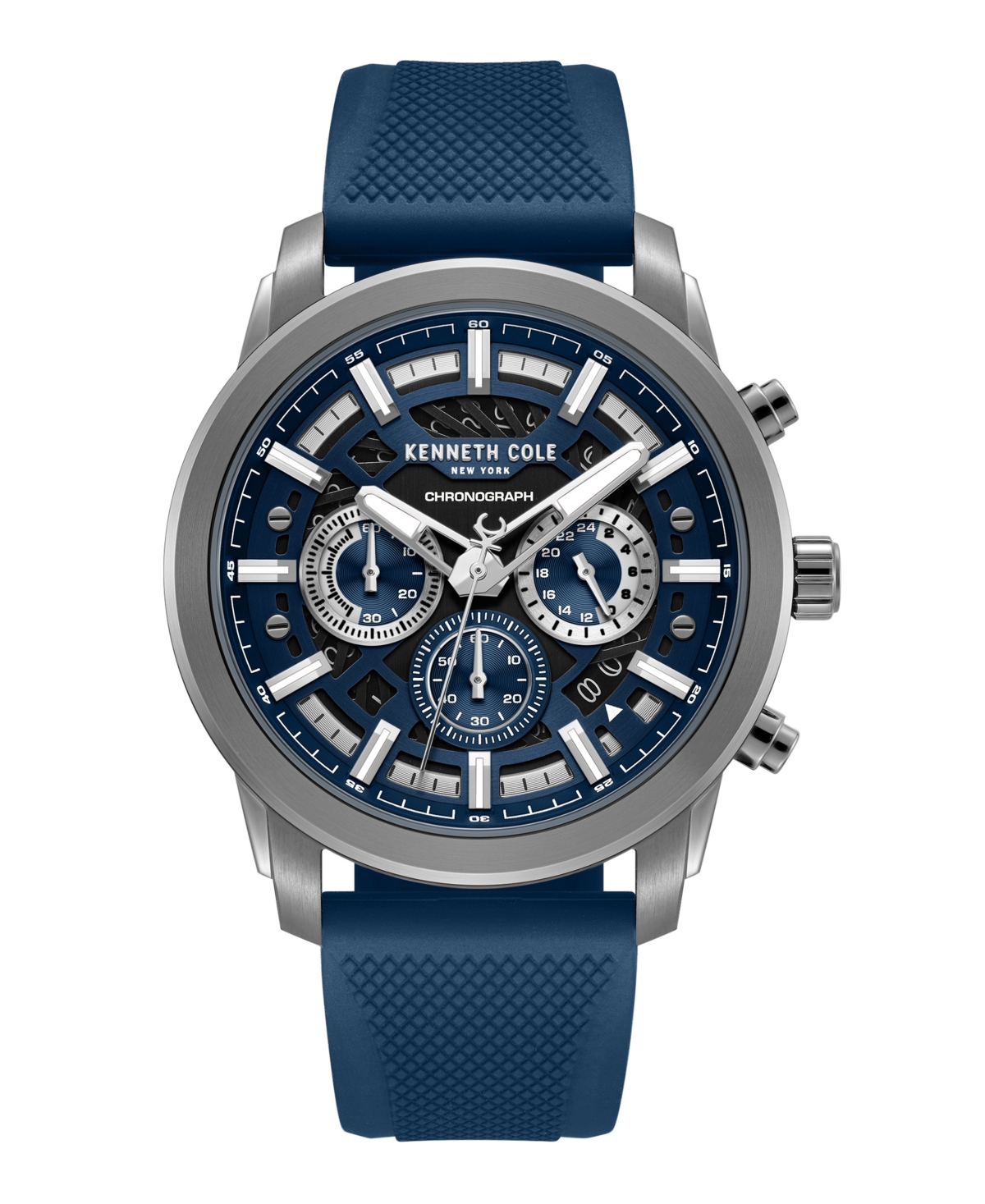 Men's Chronograph Watch, 44mm - Blue