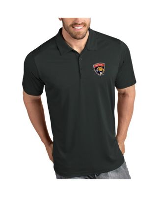 Antigua - Men's Gray Florida Panthers Tribute Polo