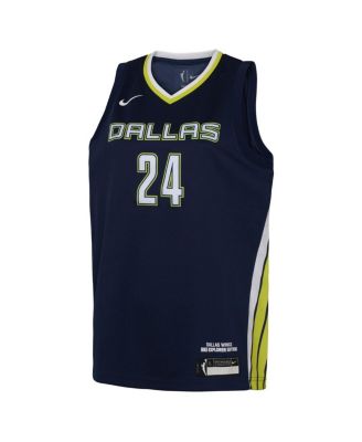 Big Boys and Girls Arike Ogunbowale Navy Dallas Wings 2021 Explorer Edition Victory Player Jersey