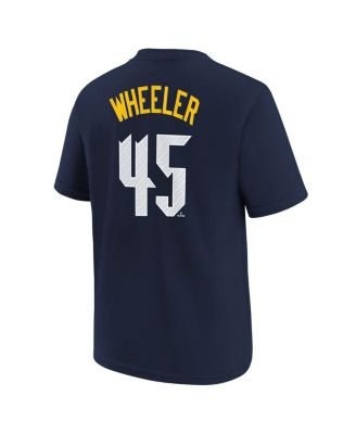 Big Boys and Girls Zack Wheeler Navy Philadelphia Phillies Fuse City Connect Name Number T-Shirt