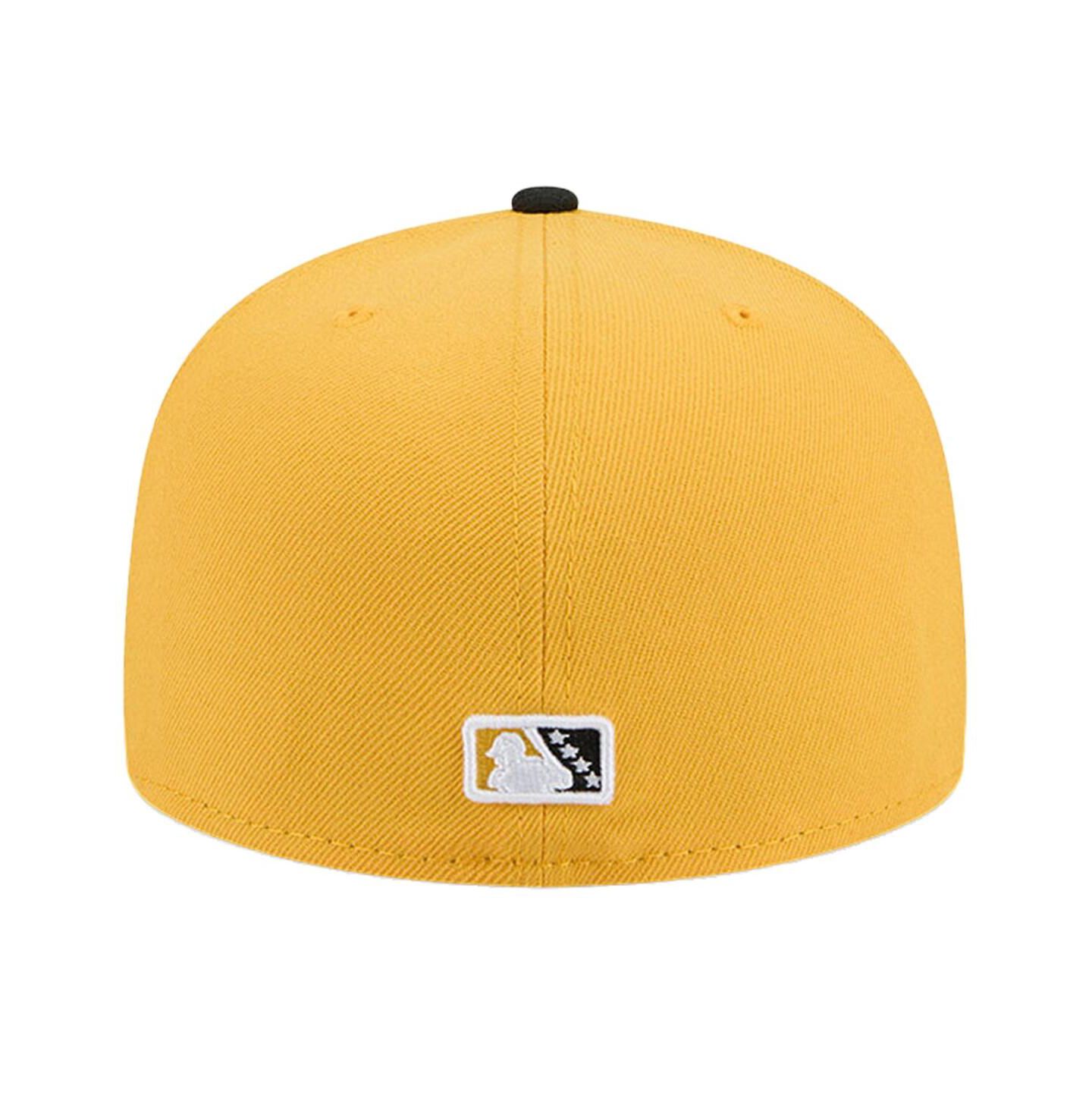Мужская кепка New Era Yellow Akron RubberDucks Copa de la Diversion 59FIFTY Fitted Hat — фото 4
