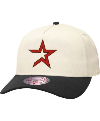 Mitchell & Ness - Men's and Women's Cream Houston Astros Basic Coop Pro Adjustable Hat