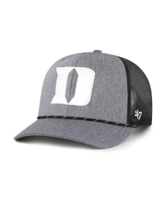 '47 Brand - Mens Gray Duke Blue Devils Carbon Rope Adjustable Hat
