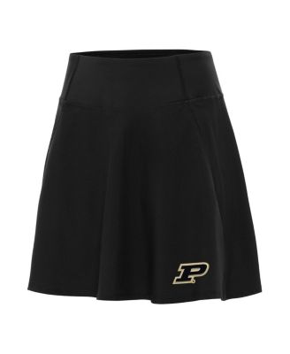 Antigua - Women's Black Purdue Boilermakers Chip Skort