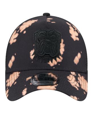 Men's Black Cleveland Browns Bleached A-Frame 9FORTY Trucker Adjustable Hat