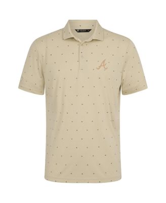 Men's&nbsp;Cream Atlanta Braves Vision Polo Shirt