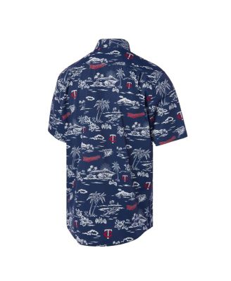 Men's Navy Minnesota Twins Kekai Performance Button-Down Shirt