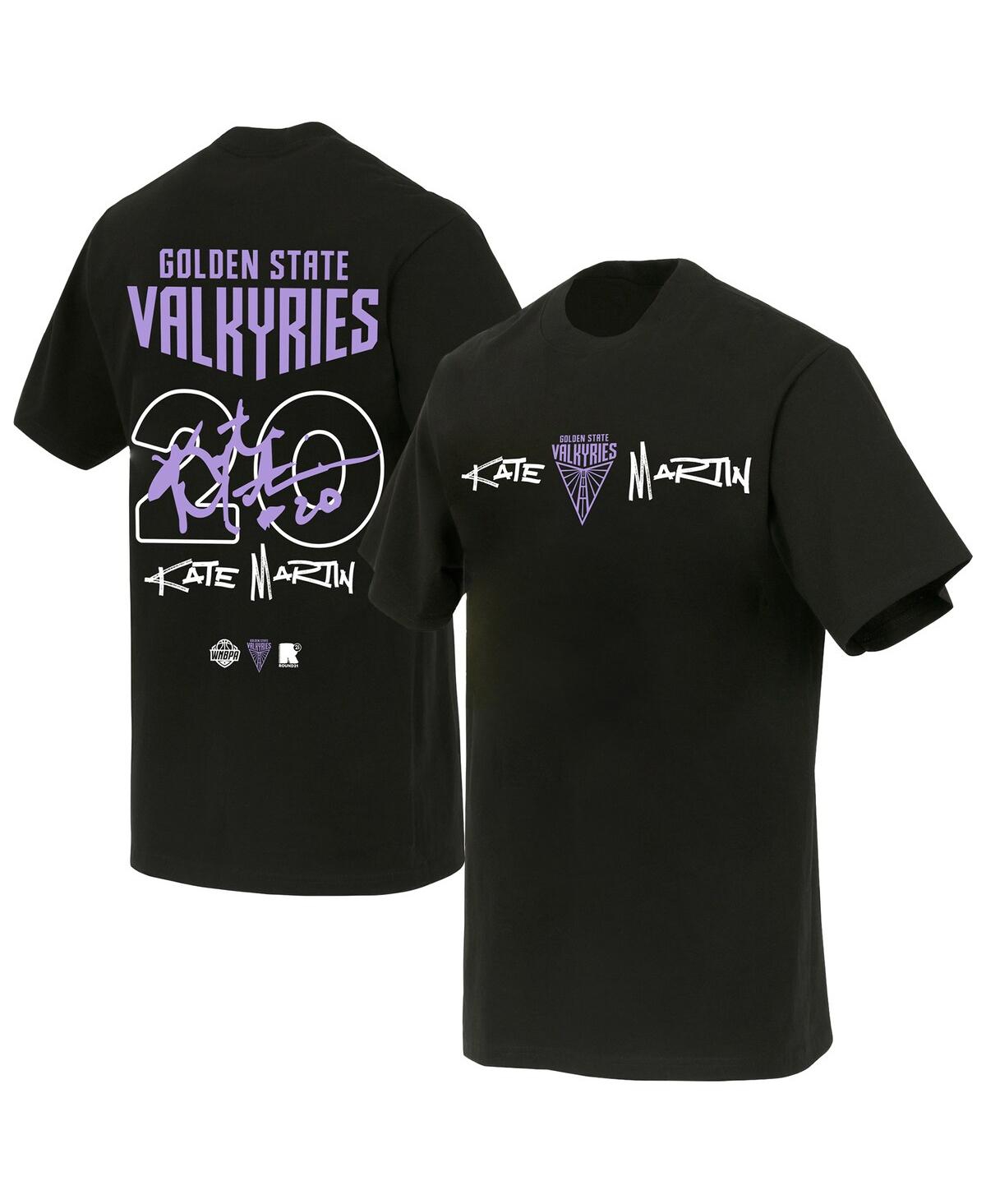 Men's and Women's Kate Martin Black Golden State Valkyries Launch Name Number T-Shirt - Black