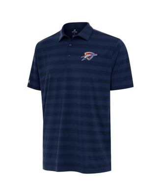 Antigua - Men's Navy Oklahoma City Thunder Tunnel Polo