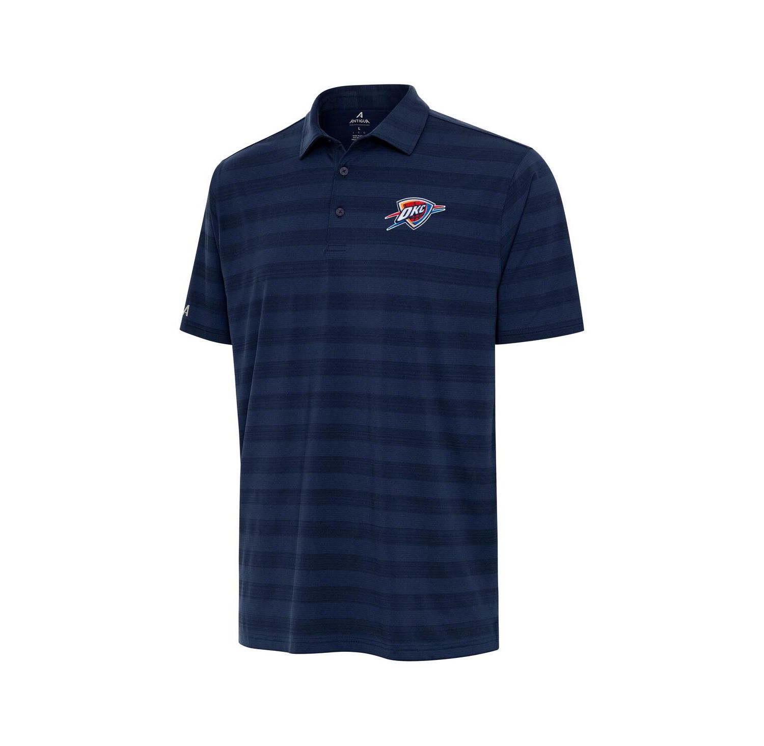 Men's Navy Oklahoma City Thunder Tunnel Polo Shirt