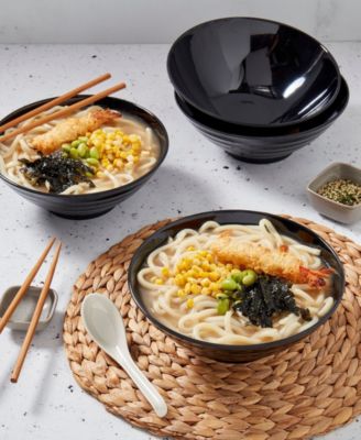Melamine Ramen Bowls, Set of 4