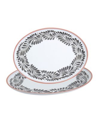 Melamine Oval Platters, Set of 2