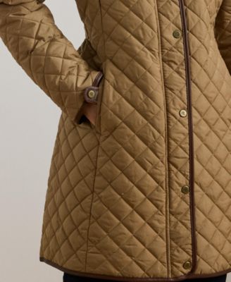 Women's Hooded Quilted Coat, P/XS-XXL