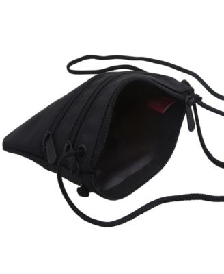 Triple Zipper Crossbody Pouch