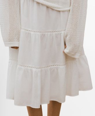 Women's Flared Midi Skirt