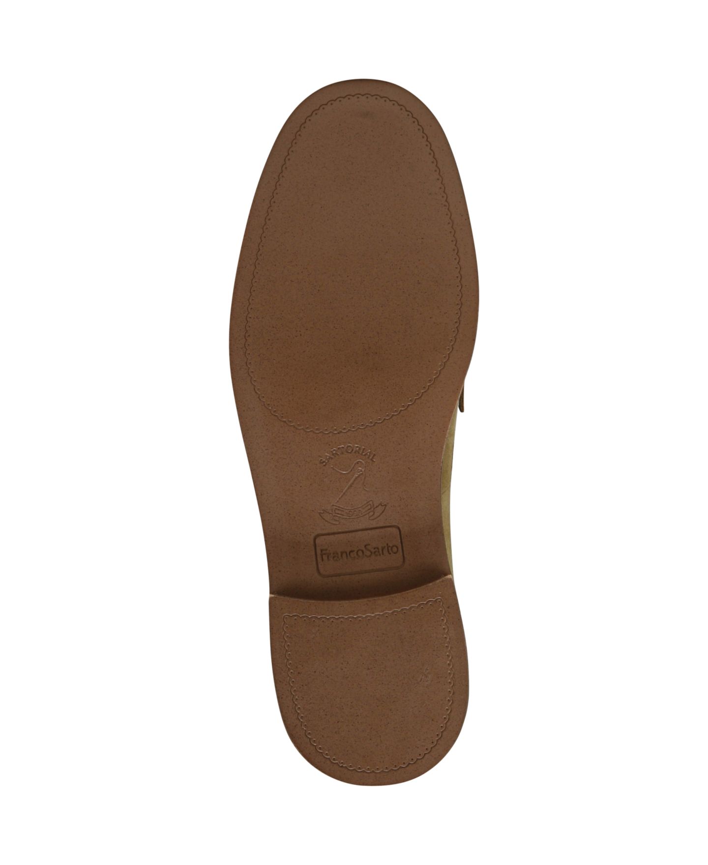 Женские туфли Franco Sarto Yulisa Round Toe Penny, цвет: Горчичный коричневый замшевый — фото 5